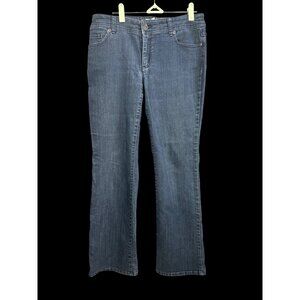 Chicos Womens Size 4-6 Chicos size 0 Regular Denim Jeans Straight leg Stretch